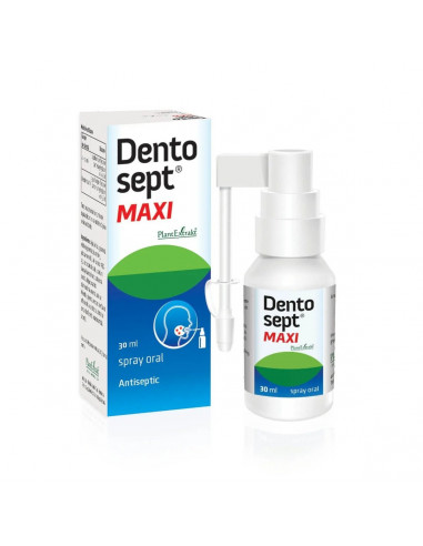 DentoSept Maxi Spray, 30ml, PlantExtrakt - HERPES-AFTE-SI-LEZIUNI-BUCALE -  PLANTEXTRAKT