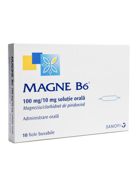 Magne B6 100mg, 10x10 ml fiole, Sanofi - UZ-GENERAL - SANOFI