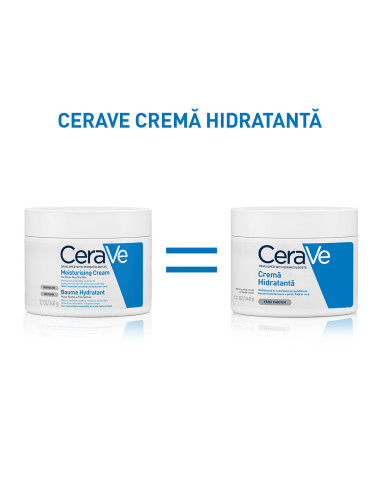 Crema hidratanta de fata si corp pentru piele uscata si foarte uscata, 340  g, CeraVe - CREME-
