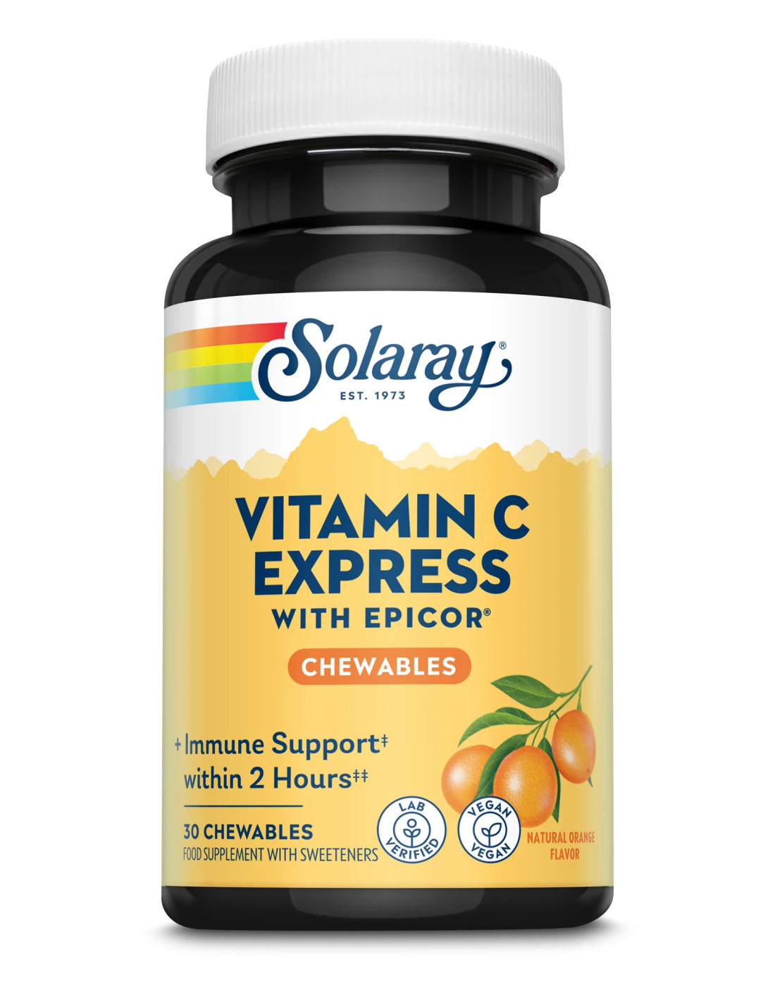 Secom Vitamin C Express, 30 comprimate, Solaray - IMUNITATE - SECOM