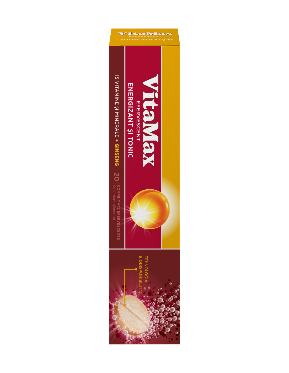 Vitamax Efervescent, 20 comprimate, Perrigo - UZ-GENERAL - GSK SRL OMEGA  PHARMA