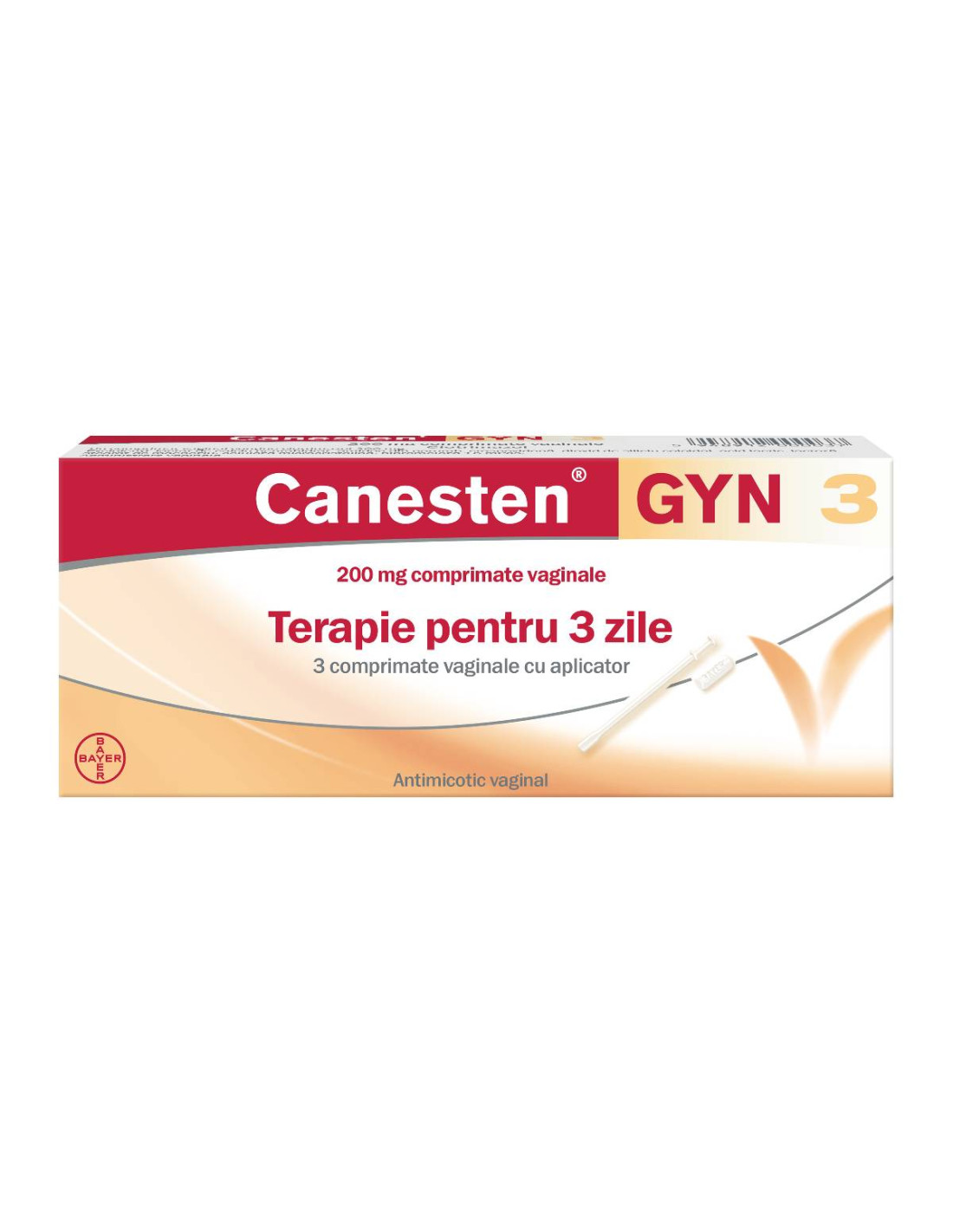 Canesten GYN 3, 200 mg comprimate vaginale, Clotrimazol, Bayer -  AFECTIUNI-GENITALE - BAYER