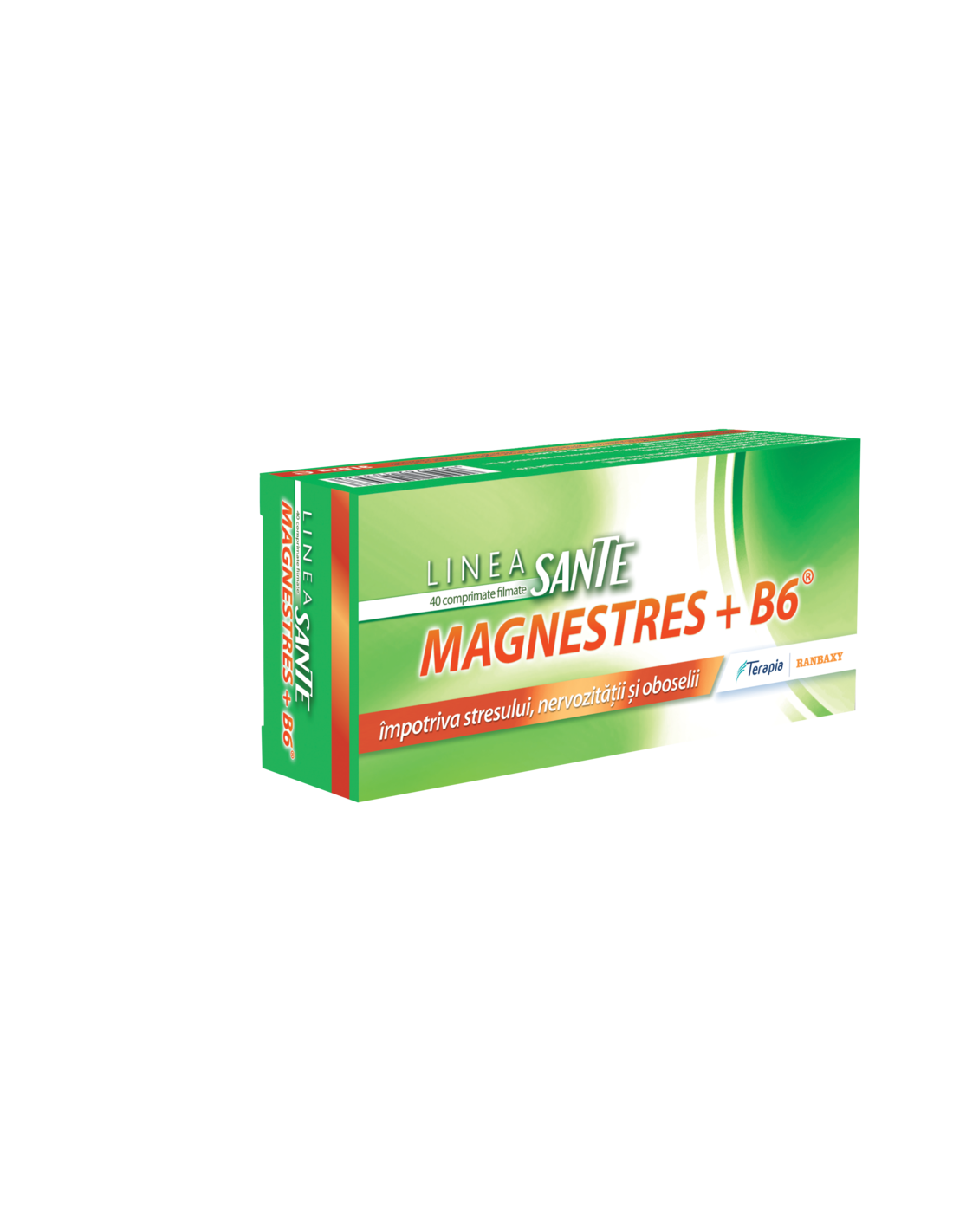 MagneStress + B6, 40 comprimate, Terapia - STRES-SI-SOMN - TERAPIA