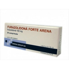 Furazolidon 100mg, 20 comprimate, Terapia - DIAREE - TERAPIA