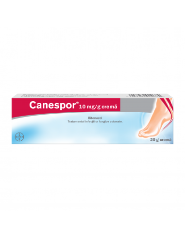 CANESPOR 10 mg/g crema, produs antifungic, 20g, Bayer - CIUPERCA-PICIORULUI  - BAYER