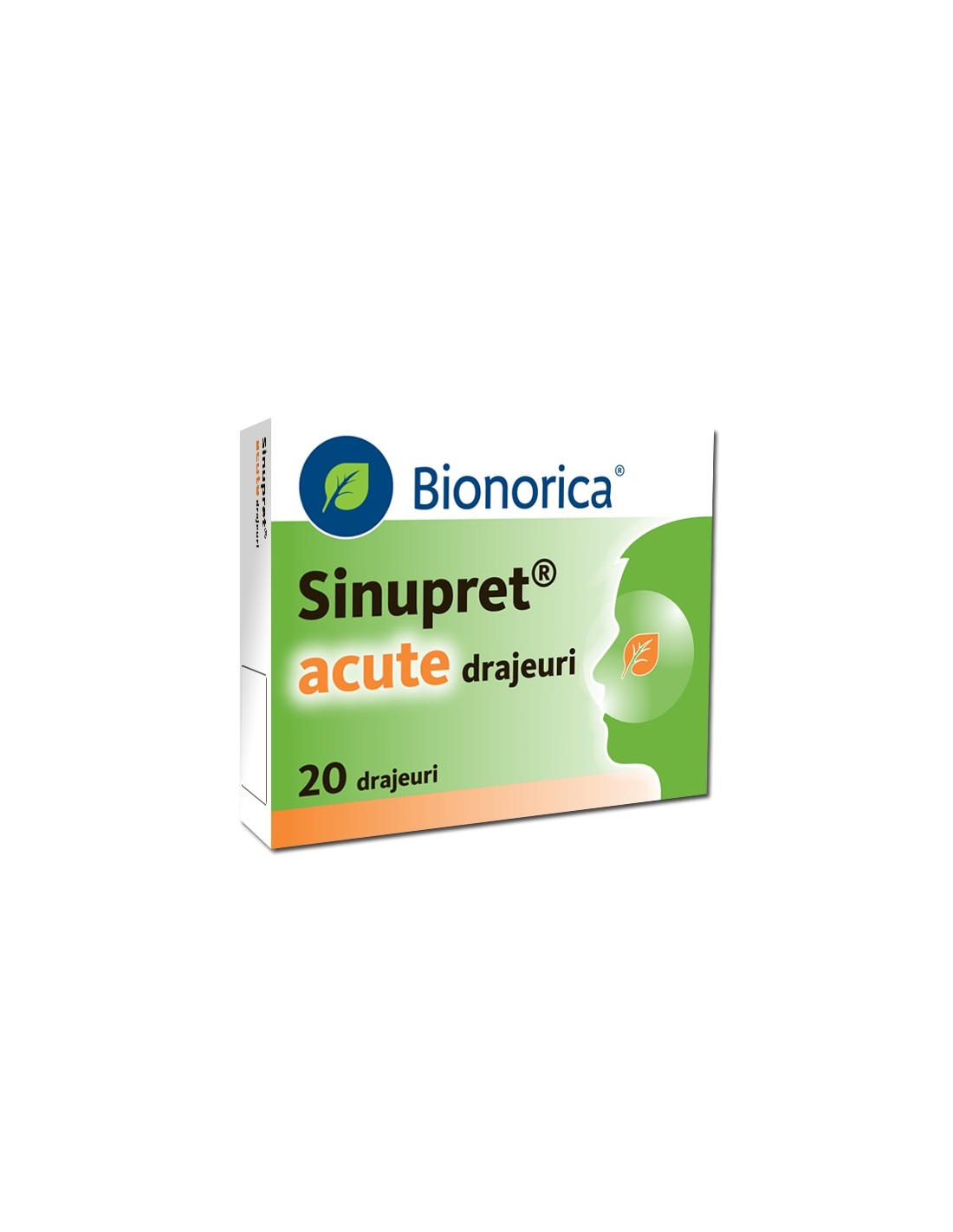 Sinupret Acute, 20 drajeuri, Bionorica - NAS-INFUNDAT - BIONORICA SE