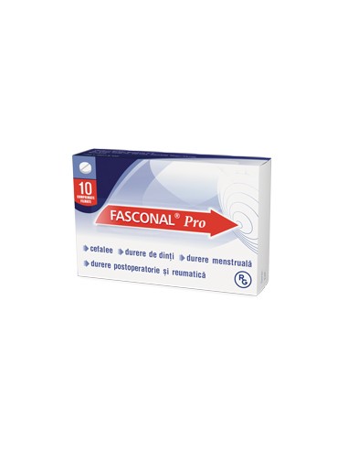 Fasconal Pro, 10 comprimate, Gedeon - DURERE-SI-FEBRA - GEDEON RICHTER