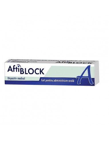 AftiBlock gel, 8 g, Zdrovit - HERPES-AFTE-SI-LEZIUNI-BUCALE - ZDROVIT