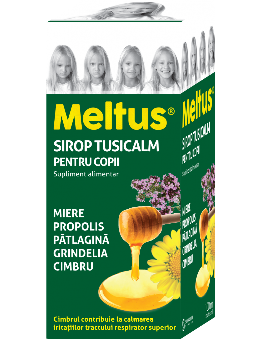 Meltus Tusicalm sirop pentru copii, 100 ml - TUSE-SEACA - SOLACIUM PHARMA  SRL