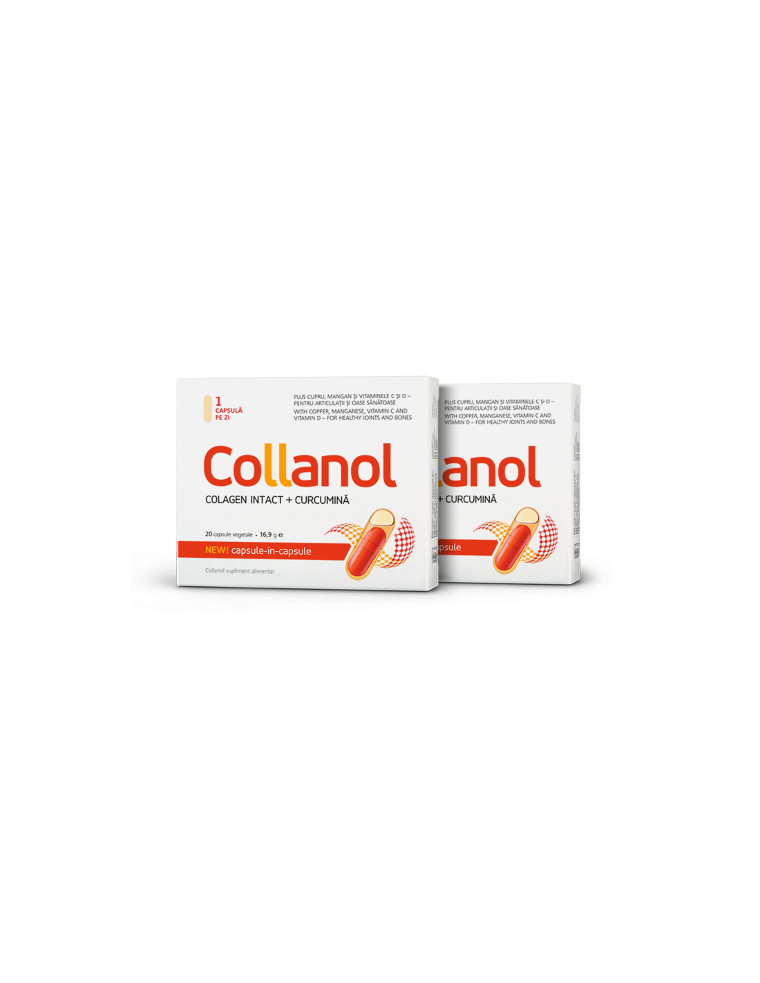 Collanol, 20 capsule + 20 capsule, Vitaslim - ARTICULATII-SI-SISTEM-OSOS -  VITASLIM