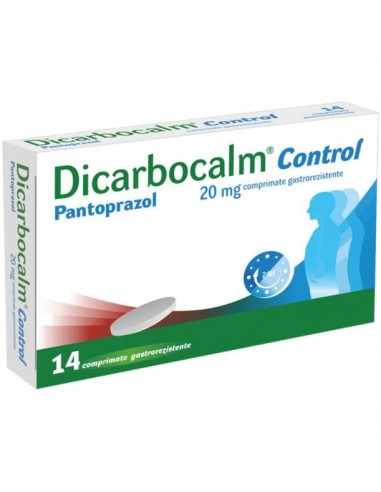 Dicarbocalm Control 20 mg, 14 comprimate, Zentiva - STOMAC-SI-ACIDITATE -  ZENTIVA