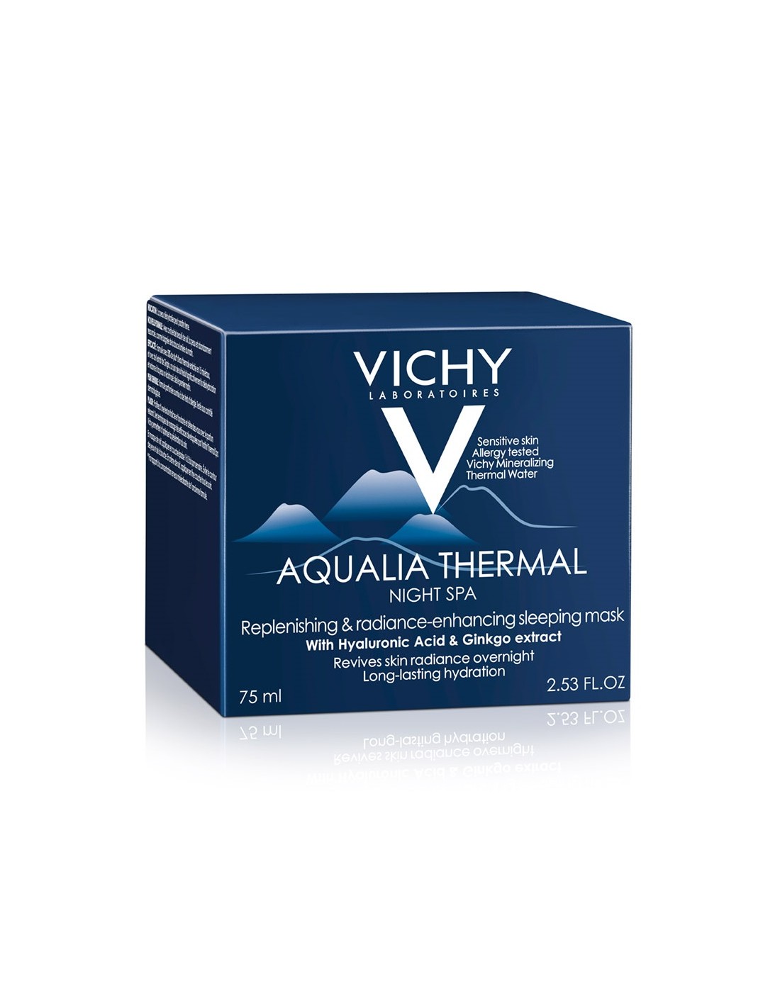 Gel-crema hidratanta de noapte cu efect anti-oboseala Aqualia Thermal SPA,  75 ml, Vichy - CREME-HIDRATARE - VICHY