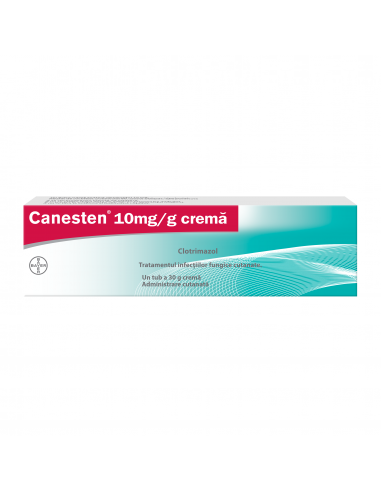 Canesten crema 10 mg/g, Clotrimazol, 30 g, Bayer - ANTIMICOTICE - BAYER