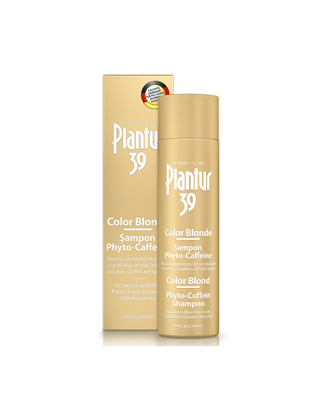 Șampon Plantur 39 Color Blonde Phyto-Caffeine, 250 ml, Dr. Kurt Wolff -  SPALARE-SI-INGRIJIRE - PLANTUR