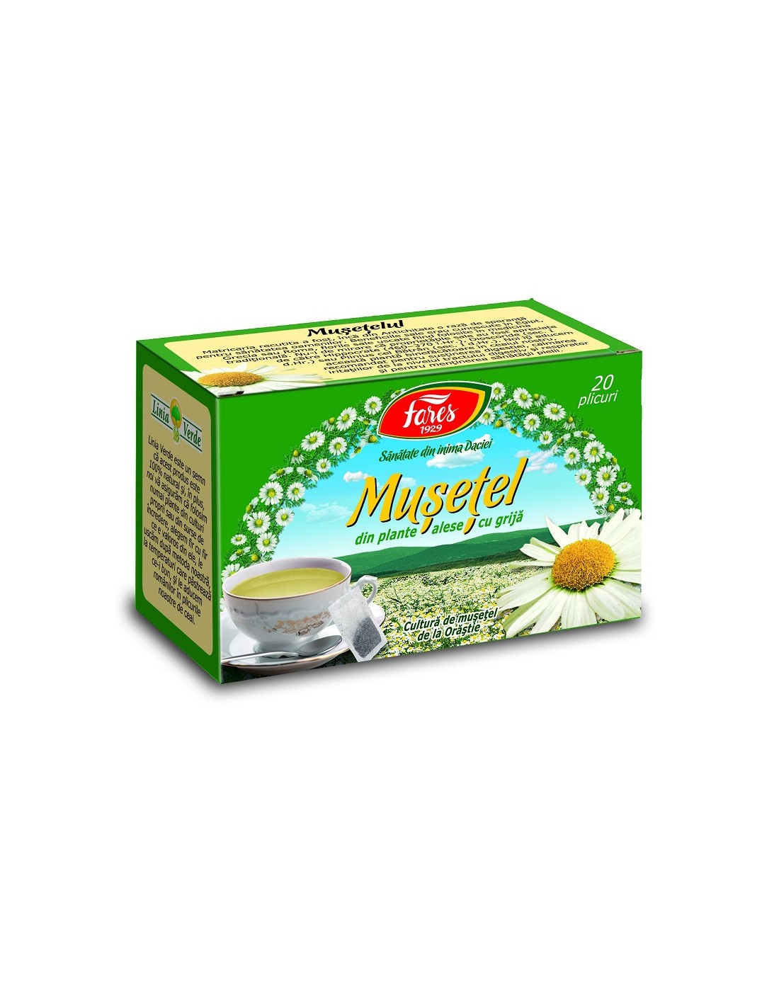 Ceai de Musetel, 20 plicuri, Fares - UZ-GENERAL - FARES