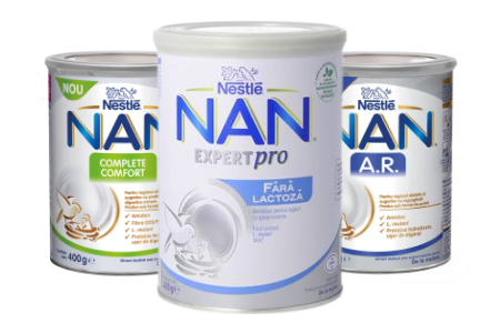 Gama de lapte praf NAN formule speciale - Farmacia Dav