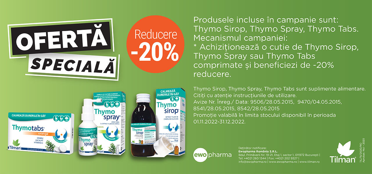 Campanie produse Thymo - Farmacia Dav